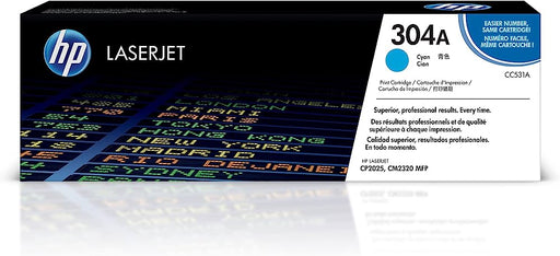 HP 304A (CC531A) Cyan Original LaserJet Toner Cartridge