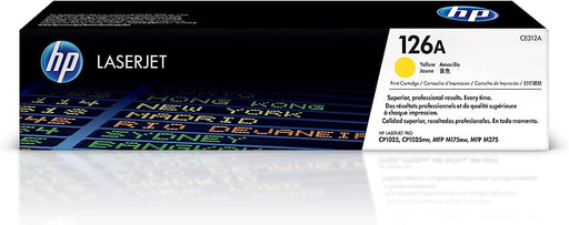 HP 126A (CE312A) Yellow Original LaserJet Toner Cartridge
