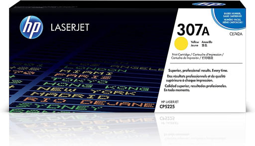HP 307A (CE742A) Yellow Original LaserJet Toner Cartridge – Compatible Printer Supply – Get Toner Canada