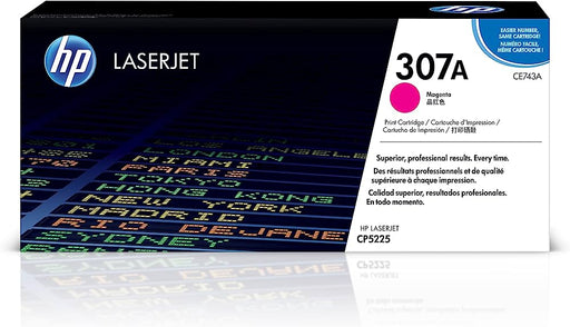 HP 307A (CE743A) Magenta Original LaserJet Toner Cartridge – Compatible Printer Supply – Get Toner Canada