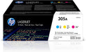 HP 305A (CF370AM) Cyan, Magenta & Yellow Original LaserJet Toner Cartridges, 3 pack – Compatible Printer Supply – Get Toner Canada