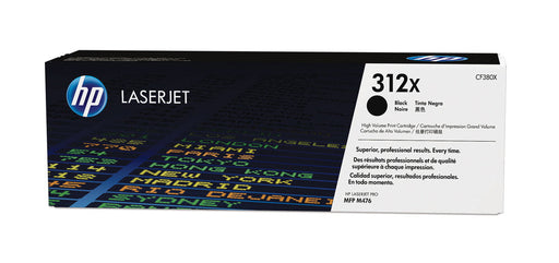 HP 312X (CF380X) Black High Yield Original LaserJet Toner Cartridge – Compatible Printer Supply – Get Toner Canada