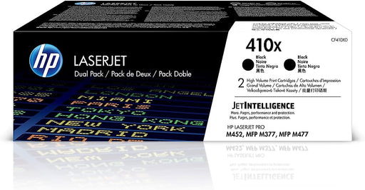HP 410X (CF410XD) Black Original LaserJet Toner Cartridge, High Yield, 2/Pack – Compatible Printer Supply – Get Toner Canada