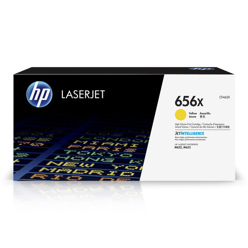 HP 656X (CF462X) Yellow High Yield Original LaserJet Toner Cartridge – Compatible Printer Supply – Get Toner Canada