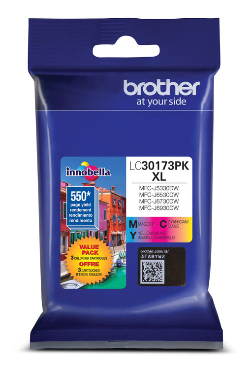 Brother LC30173PKS C/M/Y HY 3PK INK FOR MFCJ6530DW, MFCJ6930DW – Compatible Printer Supply – Get Toner Canada