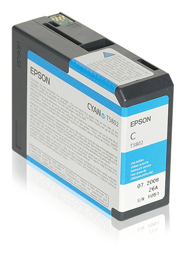 Epson T580200 EPSON ULTRACHROME CYAN INK 80ML, STYLUS PRO 3800 – Compatible Printer Supply – Get Toner Canada