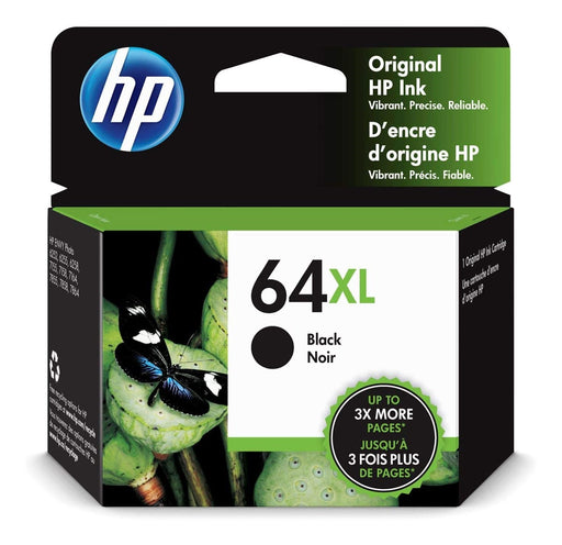 HP 64XL Black Original Ink Cartridge (N9J92AN#140)