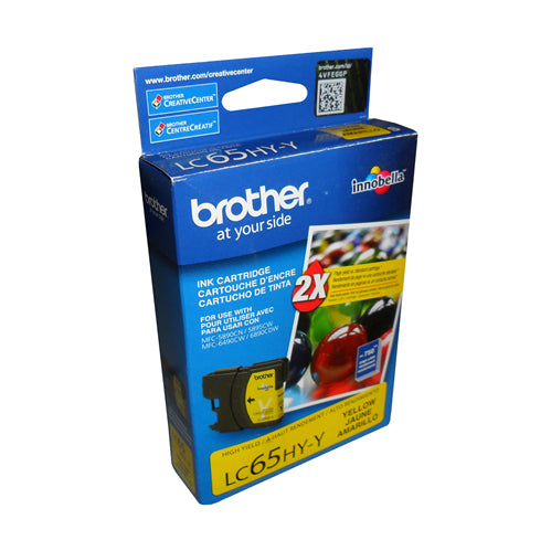 Brother LC65HYYS MFC5890CN/6490CW HIGH YIELD INK CARTRIDGE YELLOW – Compatible Printer Supply – Get Toner Canada