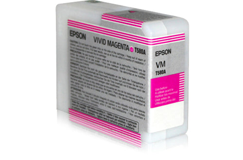 Epson T580A00 EPSON STYLUS PRO 3880 80 ML VIVID MAGENTA ULTRACHROM – Compatible Printer Supply – Get Toner Canada