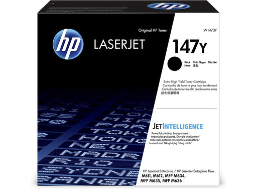 HP W1470Y 147Y Black LaserJet Toner Cartridge