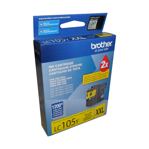 Brother LC105YS YELLOW SUPER HY INK FOR MFCJ4410DW/MFCJ4510DW/MFCJ46 – Compatible Printer Supply – Get Toner Canada