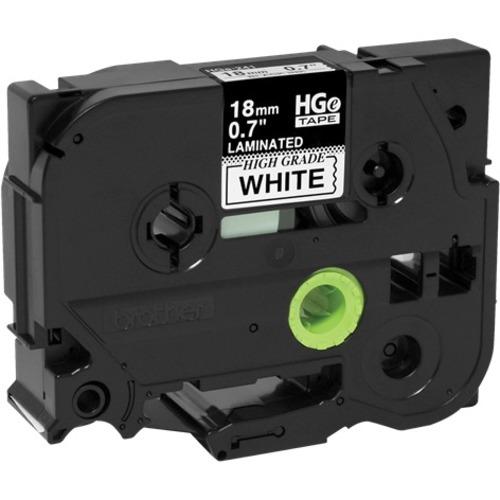HGE2315PK  HIGH GRADE LAMINATED TAPES 12MM-BLACK ON WHITE