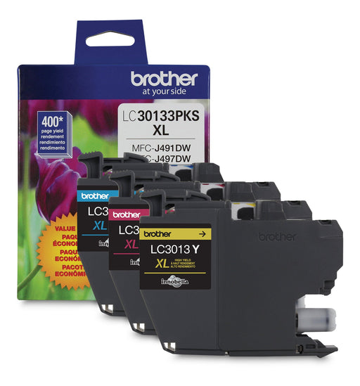 Brother LC30133PKS C/M/Y HY 3PK INK FORMFCJ491DW, MFC690DW 0.4K/EA – Compatible Printer Supply – Get Toner Canada