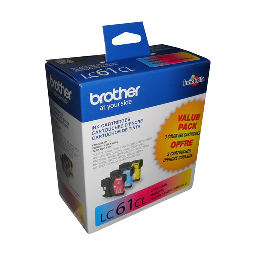 Brother LC613PKS INK CARTRIDGE  COLOUR (3 PKS LC61CS / MS / YS) – Compatible Printer Supply – Get Toner Canada