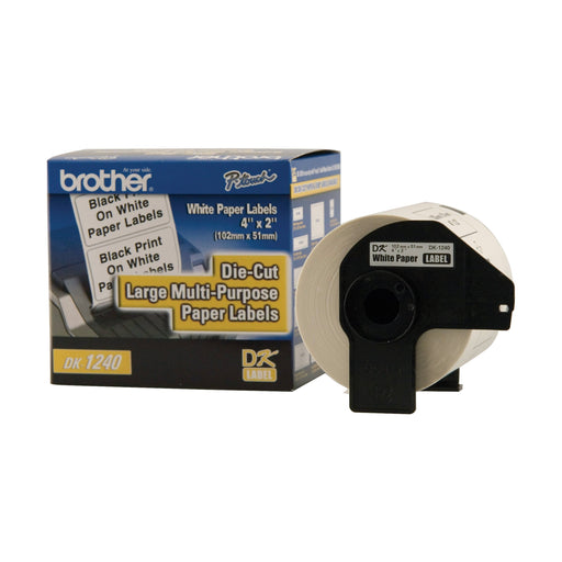 DK2246 CONTINUOUS LENGTH WHITE PAPER TAPE (103mm x 30.4m)