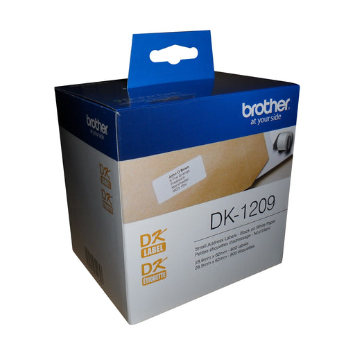 DK1209 SMALL ADDRESS LABELS (800) 29MM X 62MM / 11/7" X 23