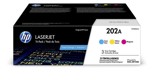 HP 202A CYM Original LJ Toner Cartridges – Compatible Printer Supply – Get Toner Canada