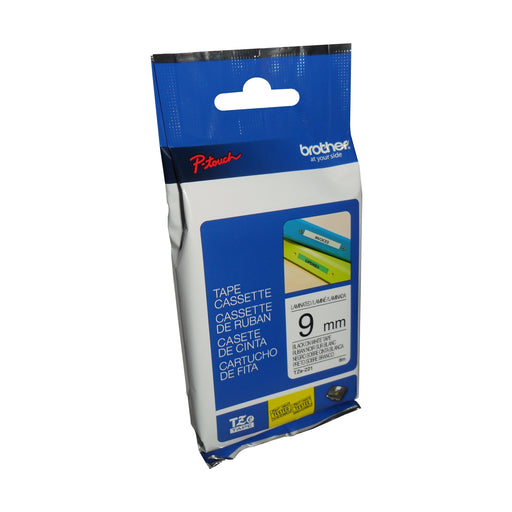 TZe211 (TZ211) PTOUCH TAPE 6MM BLACK ON WHITE