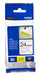 TZES241 BLACK ON WHITE 18MM  LAMINATED STRONG ADHESIVE IND