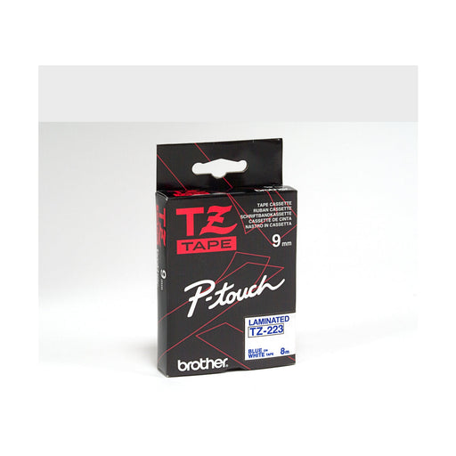TZe222 (TZ222) PTOUCH TAPE 9MM RED ON WHITE