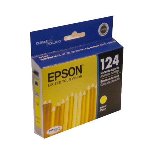 Epson T124420S EPSON DURABRITE ULTRA INK YELLOW, STYLUS 125/127/4 – Compatible Printer Supply – Get Toner Canada