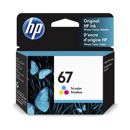 HP 3YM55AN#140 HP 67 Tri-color Original Ink Cartridge HP 67 Tri – Compatible Printer Supply – Get Toner Canada