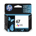 HP 3YM55AN#140 HP 67 Tri-color Original Ink Cartridge HP 67 Tri – Compatible Printer Supply – Get Toner Canada