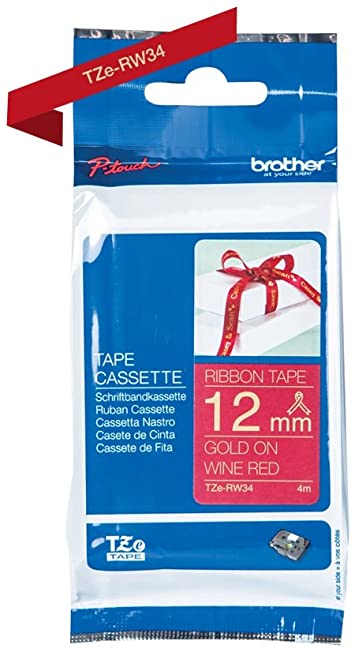 TZERN34 Brother RIBBON GOLD ON NAVY BLUE