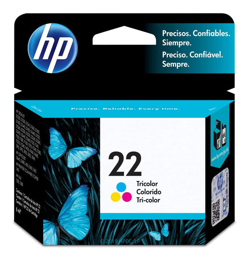 HP 22 (C9352AN#140) Tri-Color Original InkJet Catridge