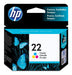 HP 22 (C9352AN#140) Tri-Color Original InkJet Catridge