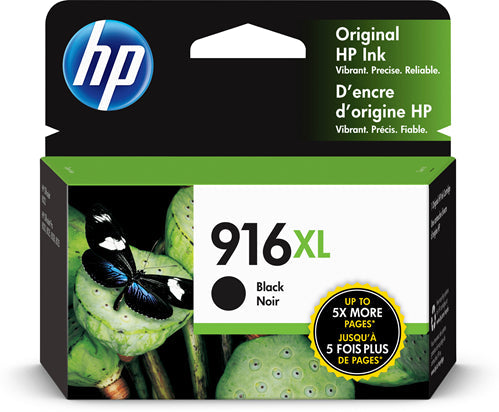 HP 3YL66AN HP #916XL BLACK ORIGINAL INK CARTRIDGE – Compatible Printer Supply – Get Toner Canada