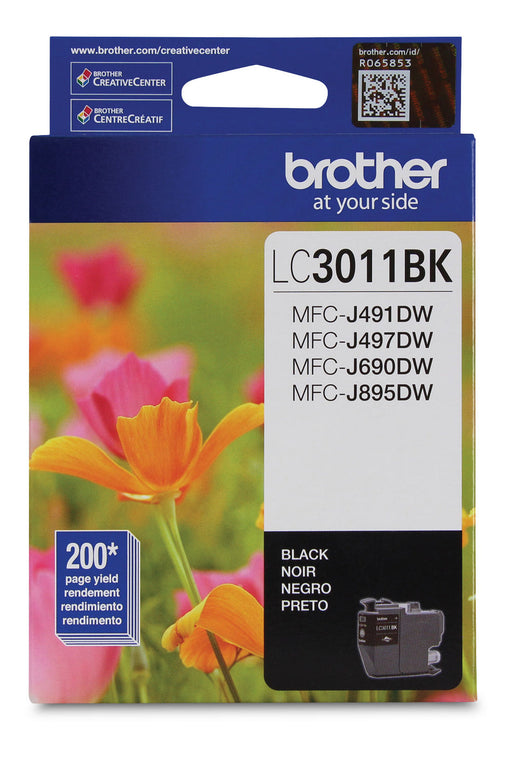 Brother LC3011BKS BLACK INK FOR MFCJ491DW, MFC690DW 0.2K – Compatible Printer Supply – Get Toner Canada