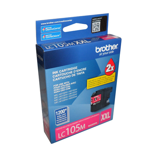 Brother LC105MS MAGENTA SUPER HY INK FOR MFCJ4410DW/MFCJ4510DW/MFCJ4 – Compatible Printer Supply – Get Toner Canada