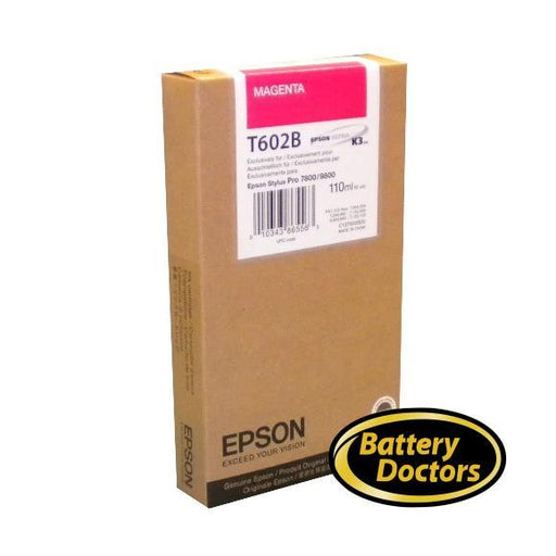 Epson T602B00 EPSON ULTRACHROME MAGENTA K3 FOR STYLUS PRO 7800 & S – Compatible Printer Supply – Get Toner Canada