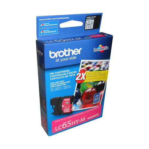 Brother LC65HYMS MFC5890CN/6490CW HIGH YIELD INK CARTRIDGE MAGENTA – Compatible Printer Supply – Get Toner Canada