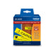 Black/Yellow Removable Continuous Length Paper Tape 2.4 in x 100 ft (62 mm x 30.4 m)