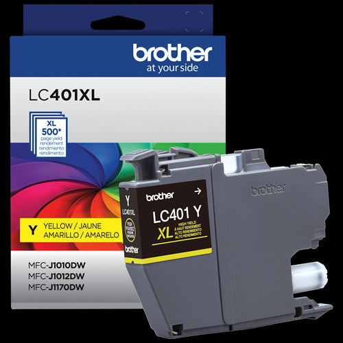 Brother LC401XLYS Brother Yellow Ink Cartridge – Compatible Printer Supply – Get Toner Canada