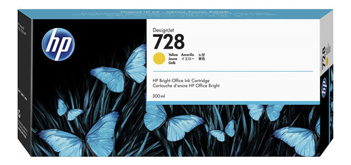 HP 728 (F9K15A) 300mL Yellow Original Ink Cartridge