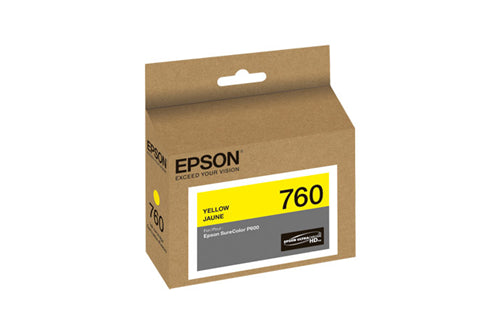 Epson T760420 EPSON ULTRACHROME HD YELLOW INK 26ML, SURECOLOR P600 – Compatible Printer Supply – Get Toner Canada
