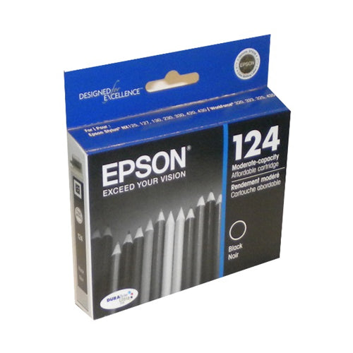 Epson T124120S EPSON DURABRITE ULTRA INK BLACK, STYLUS NX125/127/ – Compatible Printer Supply – Get Toner Canada