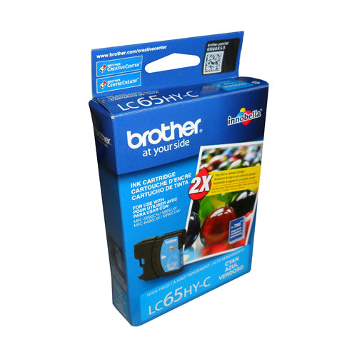 Brother LC65HYCS MFC5890CN/6490CW HIGH YIELD INK CARTRIDGE CYAN – Compatible Printer Supply – Get Toner Canada