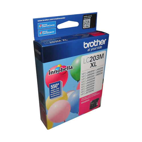 Brother LC203MS MAGENTA INK FOR MFCJ4320DW/MFCJ4420DW/MFCJ4620DW – Compatible Printer Supply – Get Toner Canada