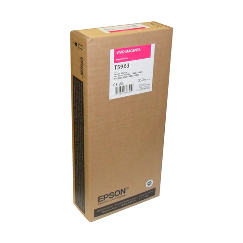Epson T596300 EPSON ULTRACHROME HDR VIVID MAGENTA 350ML, STYLUS PR – Compatible Printer Supply – Get Toner Canada