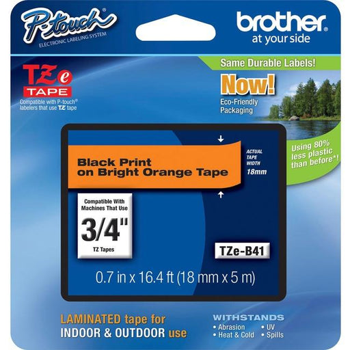 TZEAF231 Brother ACID FREE TAPES - BLACK ON WHITE  12MM