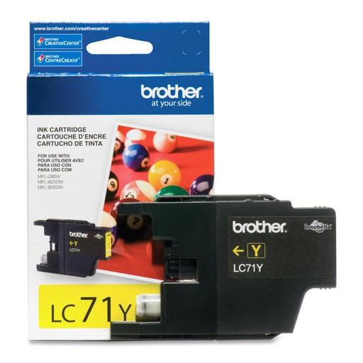 Brother LC71YS INK CARTRIDGE YELLOW FOR MFCJ6710DW/6910DW/265 – Compatible Printer Supply – Get Toner Canada