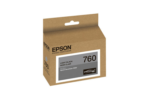 Epson T760720 EPSON ULTRACHROME HD LIGHT BLACK INK 26ML, SURECOLOR – Compatible Printer Supply – Get Toner Canada