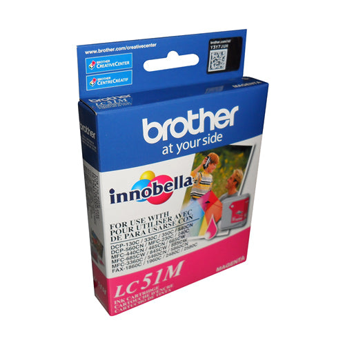 Brother LC51MS DCP130C/MFC240C MAGENTA – Compatible Printer Supply – Get Toner Canada