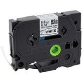 HSE211 Brother BLACK/WHITE HEAT SHRINK TAPE (6MM)