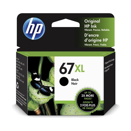HP 3YM57AN#140 HP 67XL Black Original Ink Cartridge HP 67XL Bla – Compatible Printer Supply – Get Toner Canada