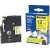 Flexible Black on White Laminated Tape 24mm x 8m